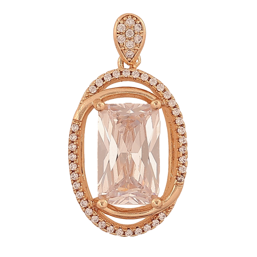 Кулон Xuping M&L цвет 18K "Узор с кристаллами" для цепочки до 2мм фото №1