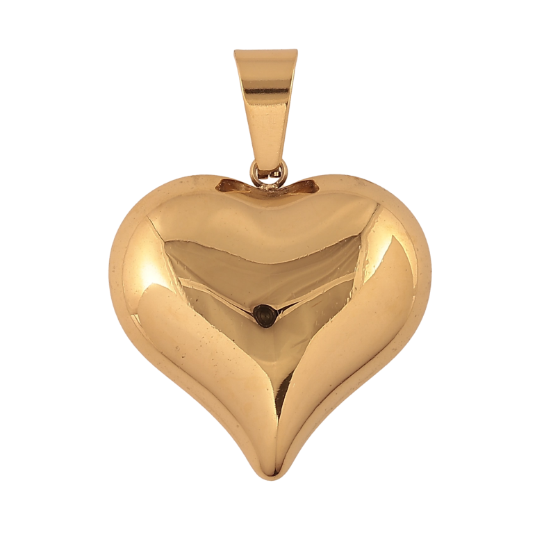 Кулон Xuping TTM Stainless Steel колір 14К "Серце" для ланцюжка до 7мм фото №1 Кулон Xuping TTM Stainless Steel колір 14К "Серце" для ланцюжка до 7мм фото №1