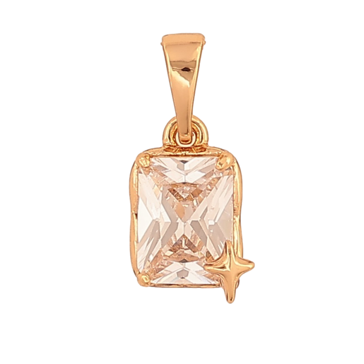 Кулон Xuping колір Позолота 18K "Кристал із зіркою" для ланцюжка до 5мм фото №25