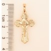Кулон Xuping колір Позолота 18К "Хрест з Розп'яттям" для ланцюжка до 6мм фото №2