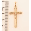 Кулон Xuping колір Позолота 18K "Хрест з Розп'яттям" для ланцюжка до 6мм фото №2