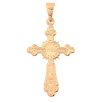 Кулон Xuping цвет Позолота 18К "Крест с Распятием и надписью Спаси и Сохрани" для цепочки до 7мм фото №3