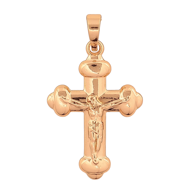 Кулон Xuping колір Позолота 18К "Хрест з Розп'яттям" для ланцюжка до 5мм фото №21