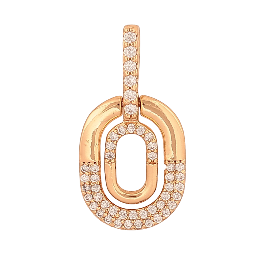 Кулон Xuping колір Позолота 18К "Інкрустація кристалами" для ланцюжка до 4мм фото №1