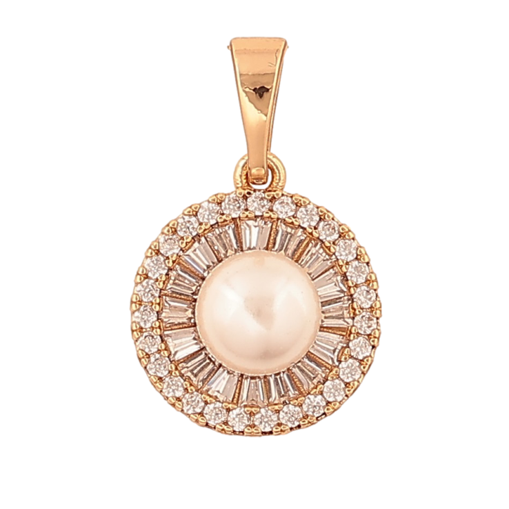 Кулон Xuping колір Позолота 18K "Перлина в обрамленні кристалів" для ланцюжка до 5мм фото №23