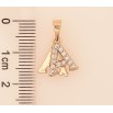 Кулон Xuping колір Позолота 18K "Літера А" для ланцюжка до 5мм фото №2