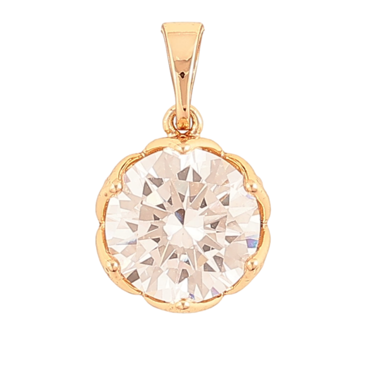 Кулон Xuping колір Позолота 18К "Кристал" для ланцюжка до 5мм фото №22 Кулон Xuping колір Позолота 18К "Кристал" для ланцюжка до 5мм фото №22