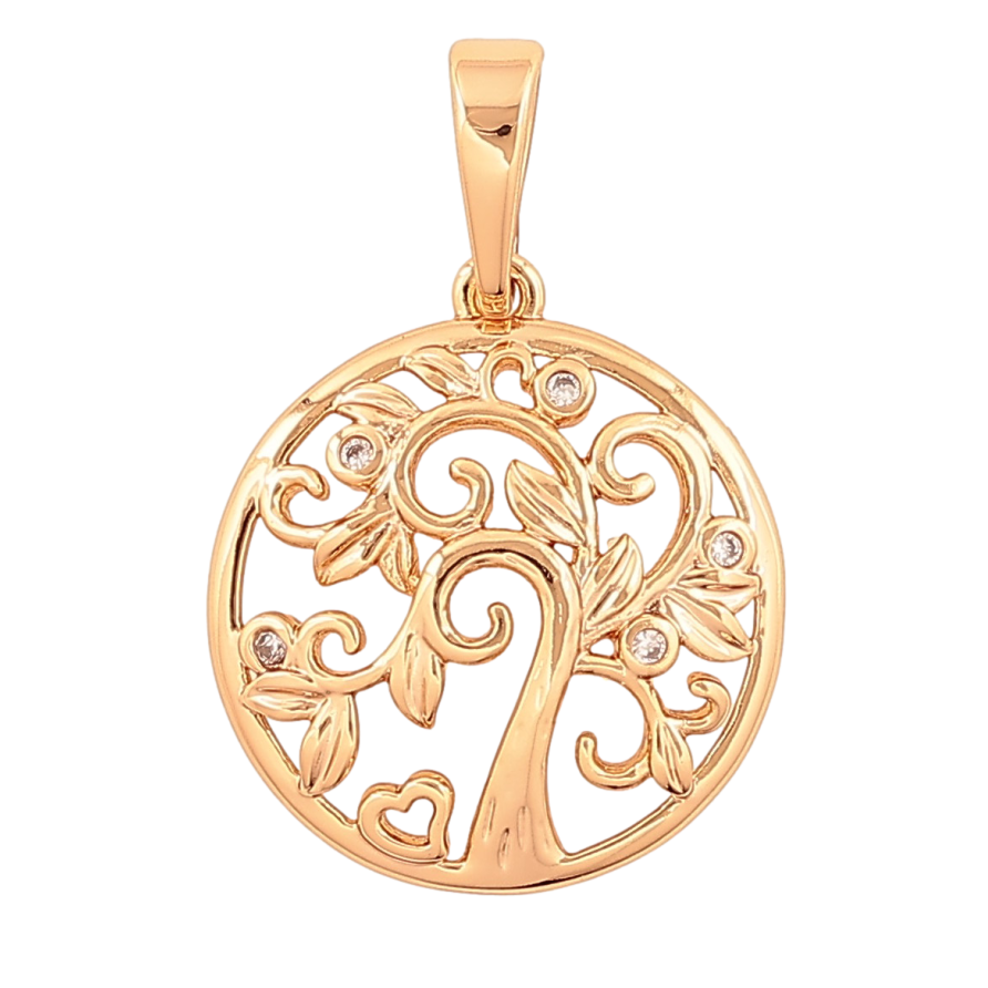 Кулон Xuping колір Позолота 18K "Дерево життя" для ланцюжка до 6мм фото №1
