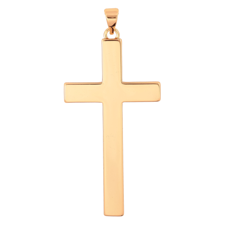 Кулон Xuping цвет Позолота 18К "Крест большой" для цепочки до 7мм фото №23