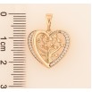 Кулон Xuping колір Позолота 18К "Серце з деревом життя" для ланцюжка до 6мм фото №2