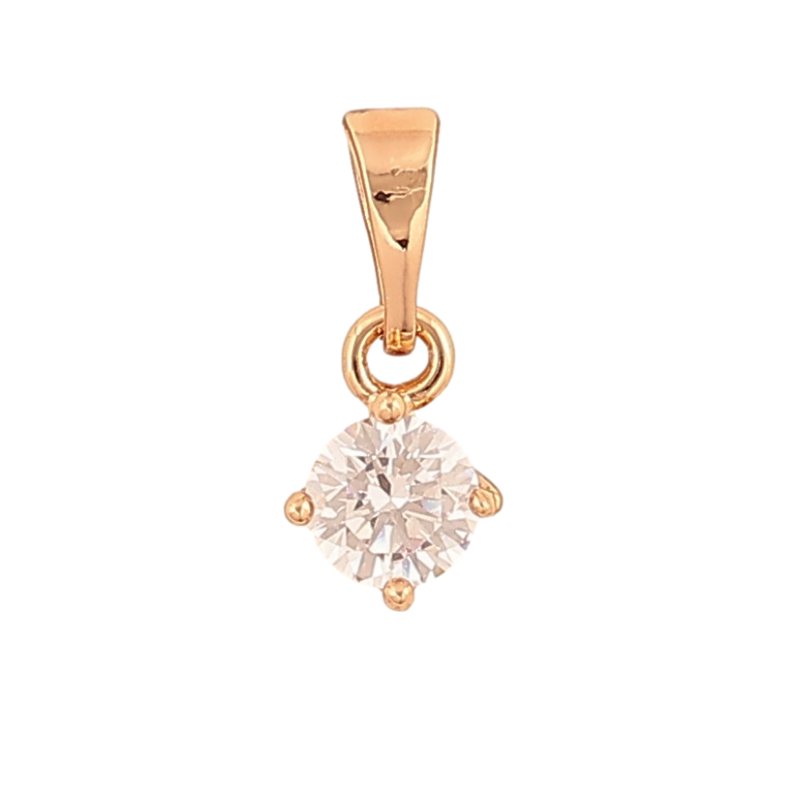 Кулон Xuping цвет Позолота 18К "Кристалл, ø 5мм" для цепочки до 5мм фото №1 Кулон Xuping цвет Позолота 18К "Кристалл, ø 5мм" для цепочки до 5мм фото №1