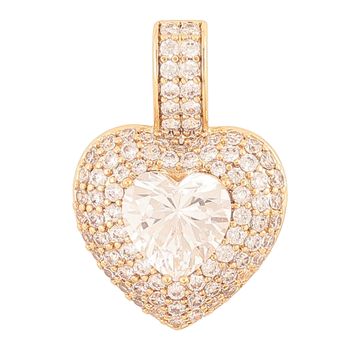 Кулон Xuping колір Позолота 18К "Серце з інкрустацією кристалами" для ланцюжка до 6мм фото №15 Кулон Xuping колір Позолота 18К "Серце з інкрустацією кристалами" для ланцюжка до 6мм фото №15