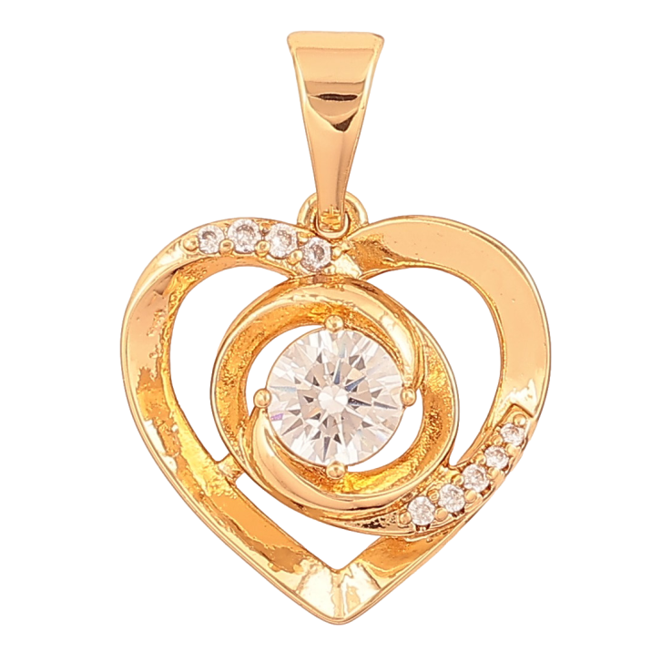 Кулон Xuping колір Позолота 18К "Серце з кристалами" для ланцюжка до 7мм фото №16 Кулон Xuping колір Позолота 18К "Серце з кристалами" для ланцюжка до 7мм фото №16