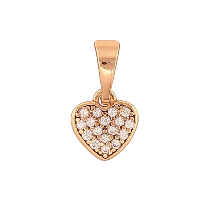 Кулон Xuping цвет Позолота 18К "Сердечко с кристаллами" для цепочки до 5мм фото №24 Кулон Xuping цвет Позолота 18К "Сердечко с кристаллами" для цепочки до 5мм фото №24