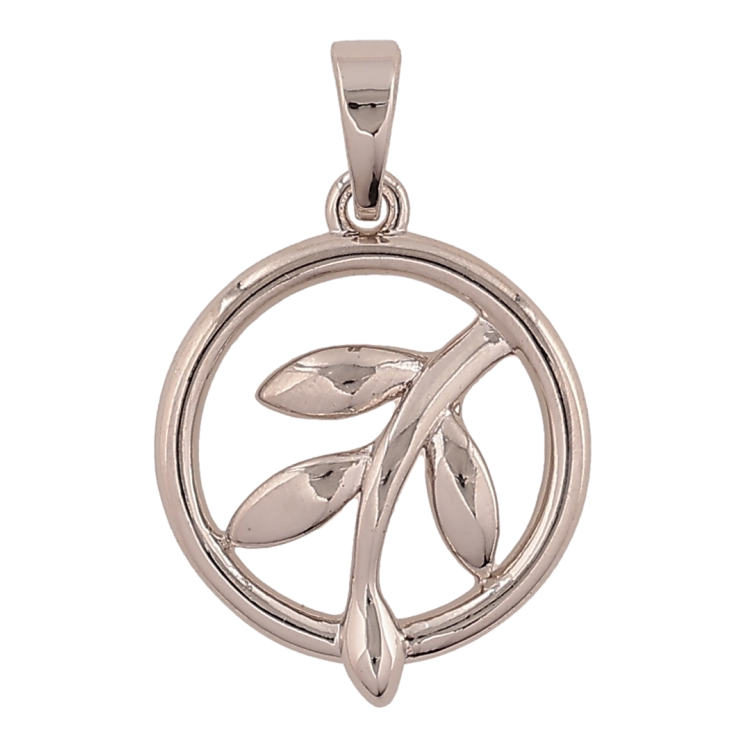 Кулон Xuping колір Родій "Гілочка" для ланцюжка до 5мм фото №14