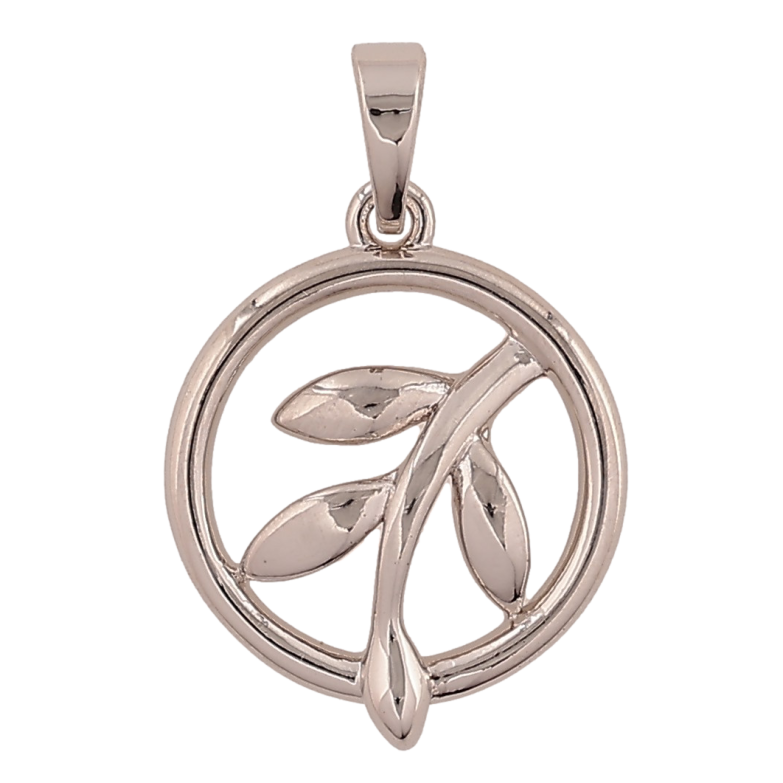 Кулон Xuping колір Родій "Гілочка" для ланцюжка до 5мм фото №1