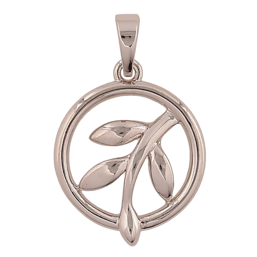 Кулон Xuping цвет Родий "Веточка" для цепочки до 5мм фото №1