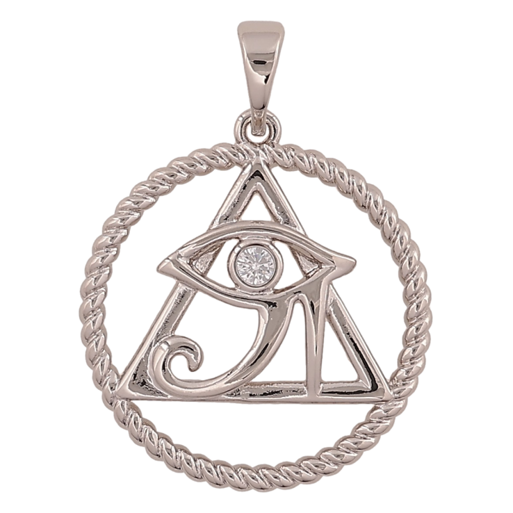 Кулон Xuping колір Родій "Всевидюче око" для ланцюжка до 5мм фото №13 Кулон Xuping колір Родій "Всевидюче око" для ланцюжка до 5мм фото №13