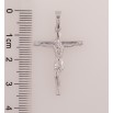 Кулон Xuping колір Родій "Хрест з Розп'яттям" для ланцюжка до 6мм фото №2