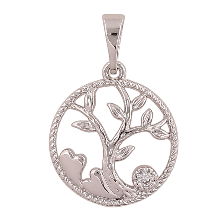 Кулон Xuping колір Родій "Дерево життя" для ланцюжка до 5мм фото №1 Кулон Xuping колір Родій "Дерево життя" для ланцюжка до 5мм фото №1