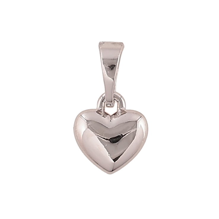 Кулон Xuping колір Родій "Сердечко" для ланцюжка до 5мм фото №22