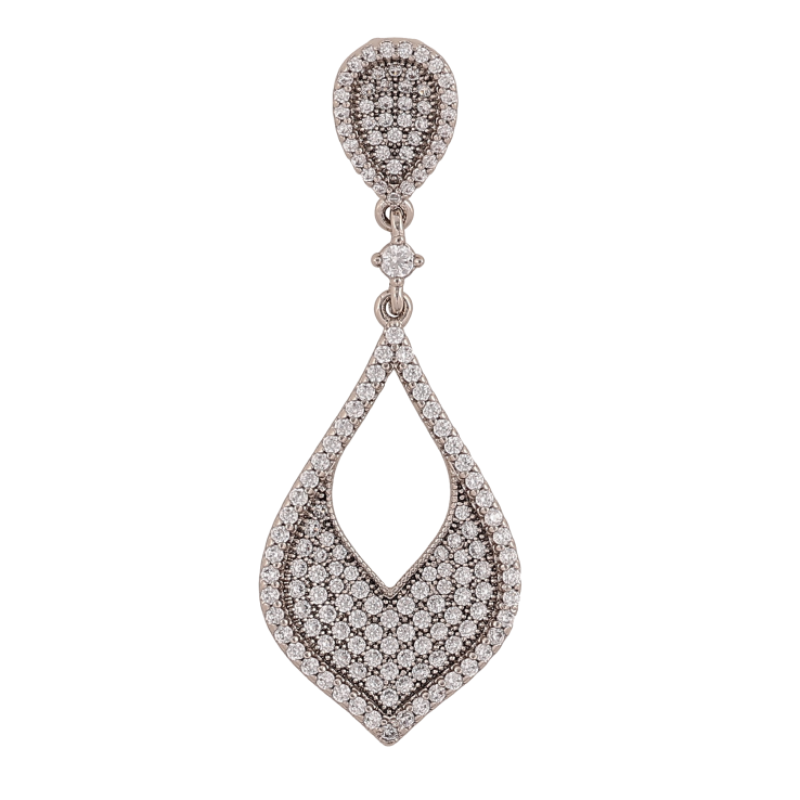 Кулон Xuping колір Родій "Візерунок з інкрустацією кристалами" для ланцюжка до 2мм фото №21