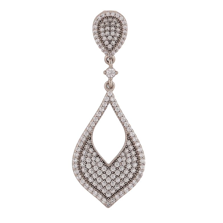 Кулон Xuping колір Родій "Візерунок з інкрустацією кристалами" для ланцюжка до 2мм фото №1 Кулон Xuping колір Родій "Візерунок з інкрустацією кристалами" для ланцюжка до 2мм фото №1