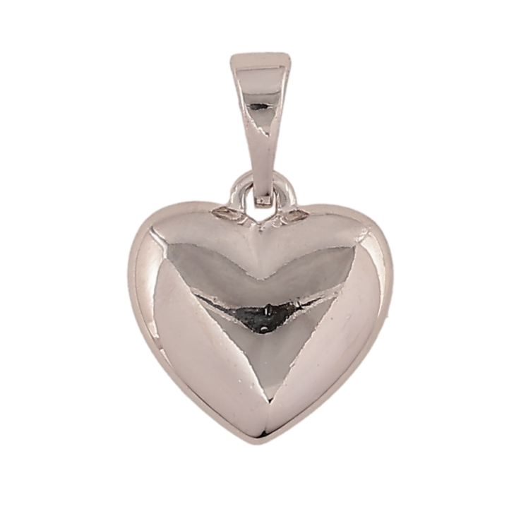 Кулон Xuping колір Родій "Серце, 11х12мм" для ланцюжка до 5мм фото №20
