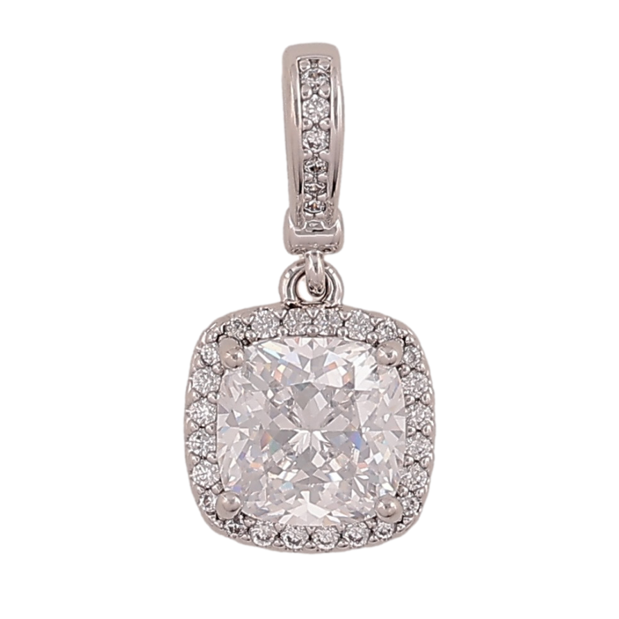 Кулон Xuping колір Родій "Інкрустація кристалами" для ланцюжка до 4мм фото №1