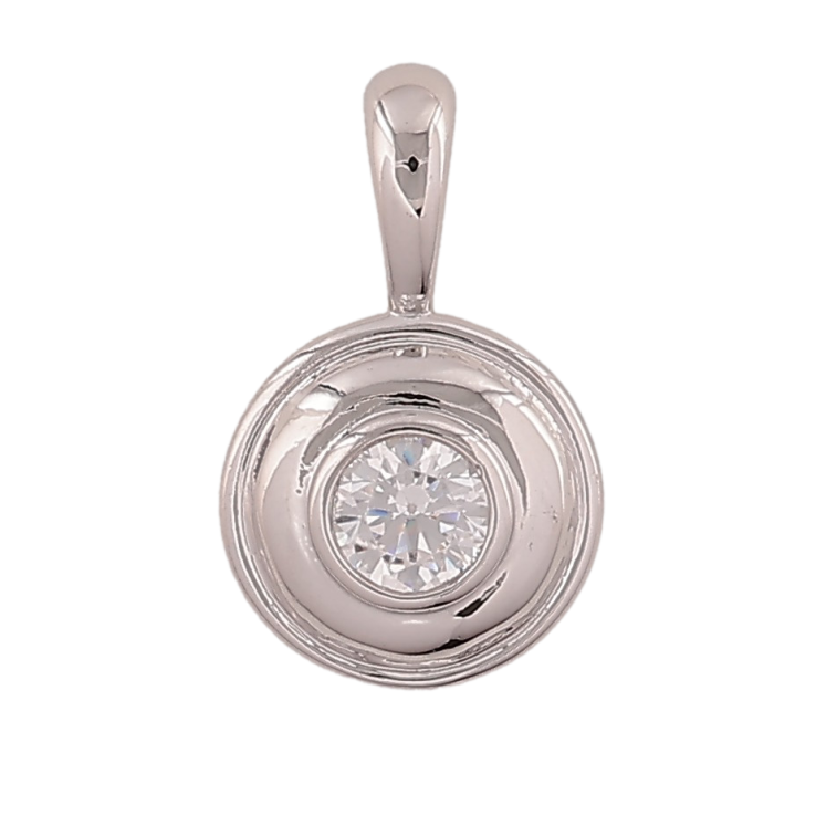 Кулон Xuping колір Родій "Візерунок з кристалами" для ланцюжка до 4мм фото №7 Кулон Xuping колір Родій "Візерунок з кристалами" для ланцюжка до 4мм фото №7