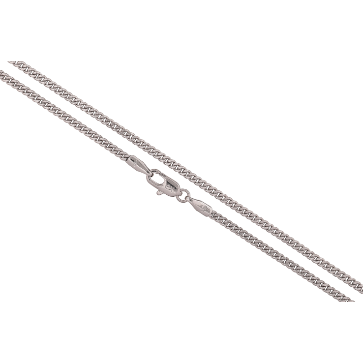 Ланцюжок Xuping M&L колір Родій "Плетіння Панцирне" довжина 45см х 2мм фото №22