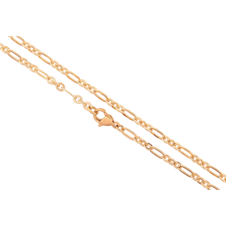 Ланцюжок Xuping M&L колір 18К "Плетіння Фігаро декоративне" довжина 50см х 4мм фото №20 Ланцюжок Xuping M&L колір 18К "Плетіння Фігаро декоративне" довжина 50см х 4мм фото №20