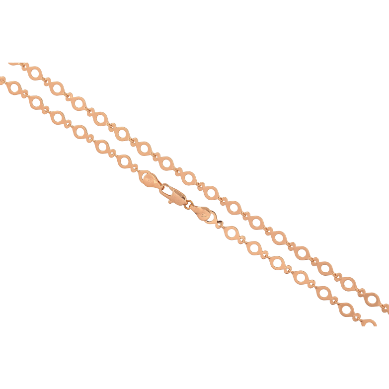 Цепочка Xuping M&L цвет 18К "Плетение Фантазийное" длина 51см х 7мм фото №1