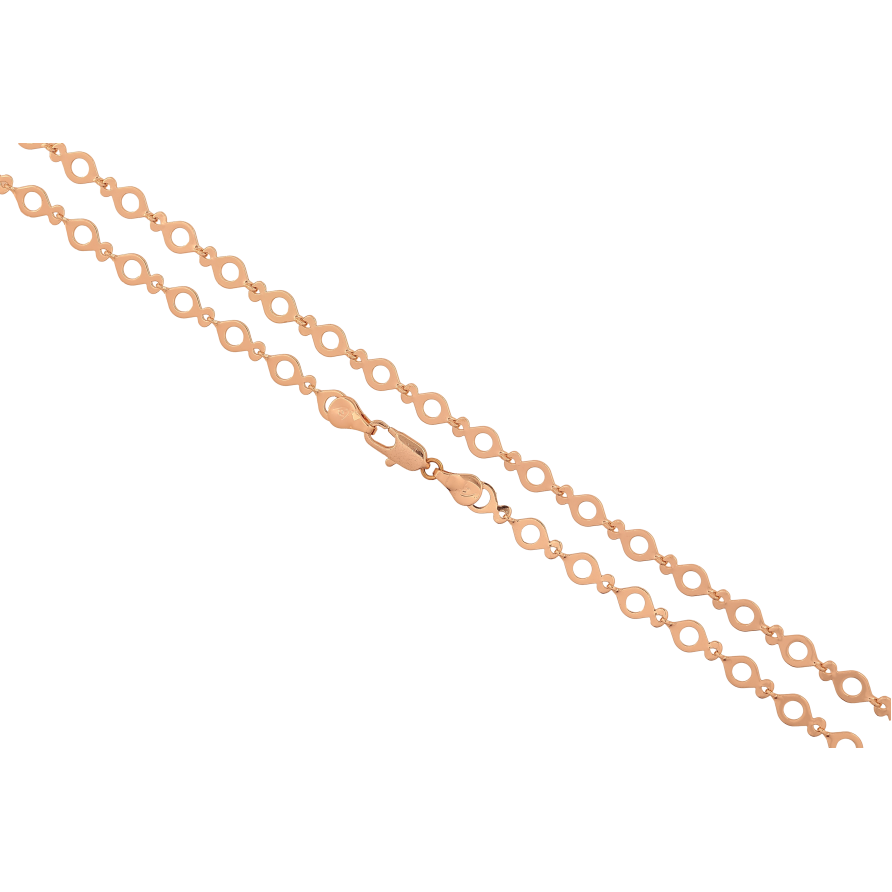 Цепочка Xuping M&L цвет 18К "Плетение Фантазийное" длина 51см х 7мм фото №1