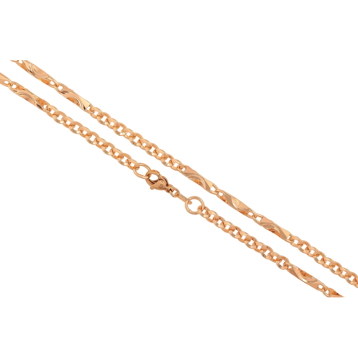 Цепочка Xuping M&L цвет 18К "Плетение Фантазийное" длина 50см х 4-5мм фото №10 Цепочка Xuping M&L цвет 18К "Плетение Фантазийное" длина 50см х 4-5мм фото №10