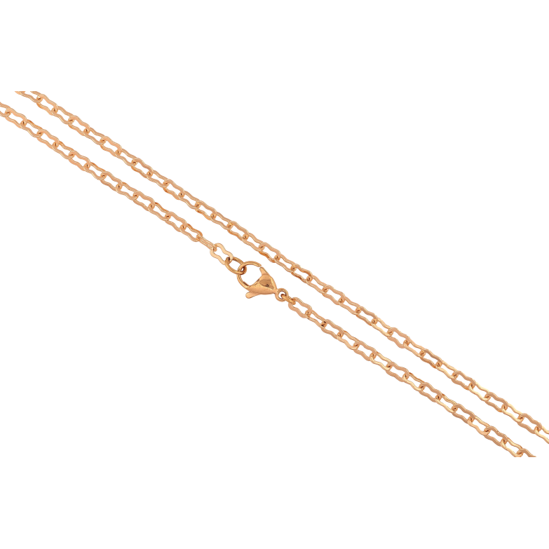 Цепочка Xuping M&L цвет 18К "Плетение Фантазийное" длина 46см х 3мм фото №1