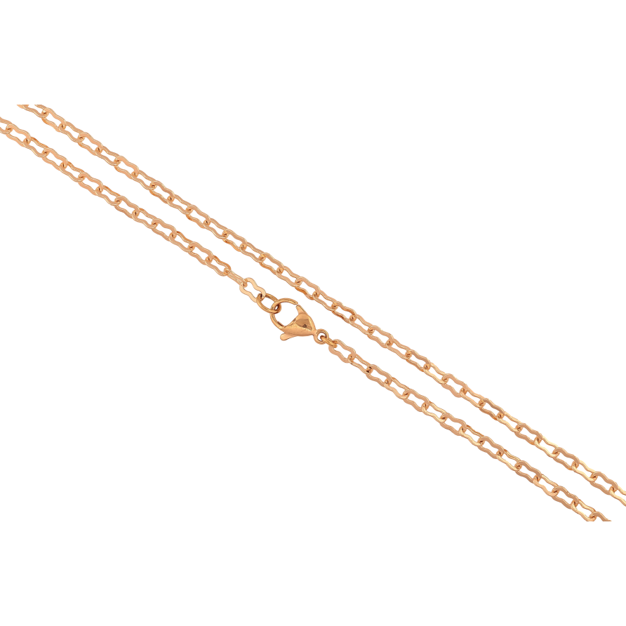 Цепочка Xuping M&L цвет 18К "Плетение Фантазийное" длина 46см х 3мм фото №1