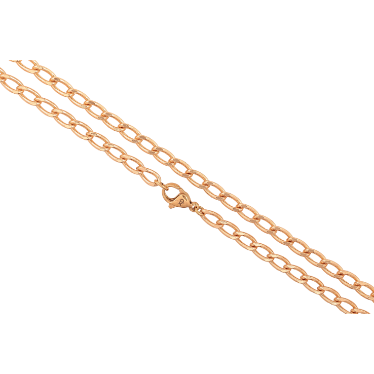 Цепочка Xuping M&L цвет 18К "Плетение Панцирное" длина 45см х 4мм фото №4 Цепочка Xuping M&L цвет 18К "Плетение Панцирное" длина 45см х 4мм фото №4