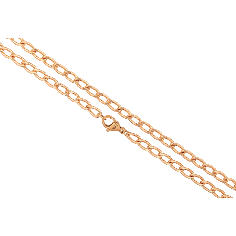 Цепочка Xuping M&L цвет 18К "Плетение Панцирное" длина 45см х 4мм фото №2 Цепочка Xuping M&L цвет 18К "Плетение Панцирное" длина 45см х 4мм фото №2