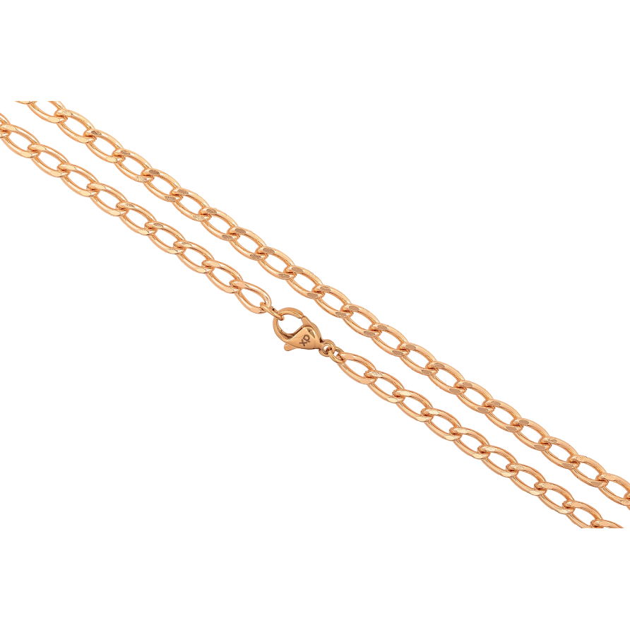 Ланцюжок Xuping M&L колір 18К "Плетіння Панцирне" довжина 45см х 4мм фото №1 Ланцюжок Xuping M&L колір 18К "Плетіння Панцирне" довжина 45см х 4мм фото №1