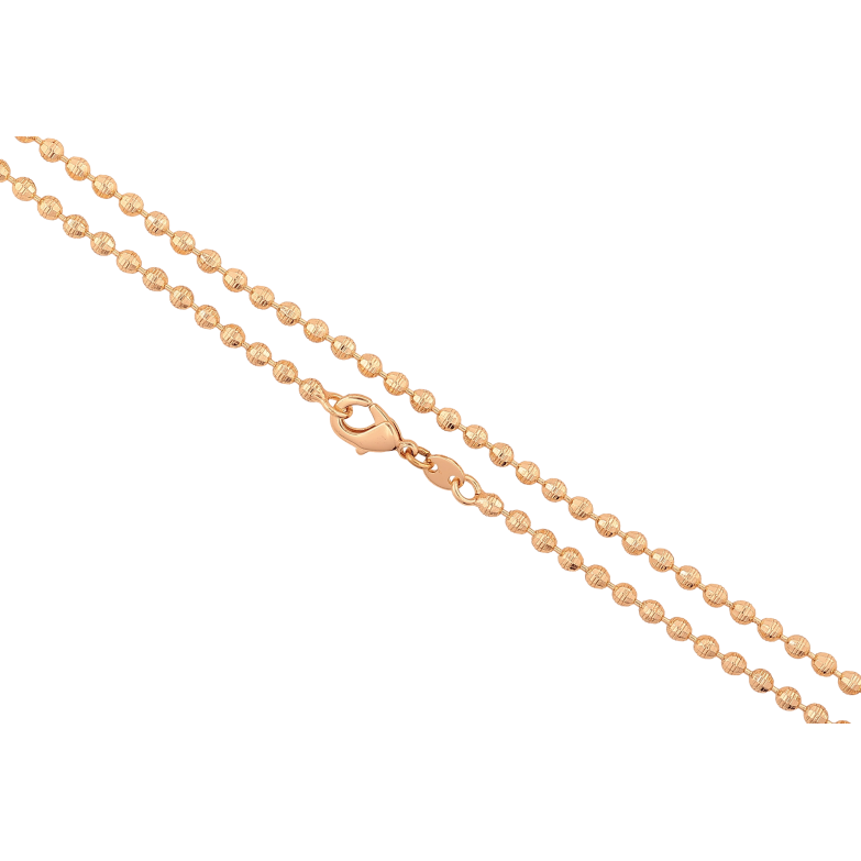 Ланцюжок Xuping M&L колір 18К "Плетіння Перлина" довжина 45см х 2.5мм фото №1 Ланцюжок Xuping M&L колір 18К "Плетіння Перлина" довжина 45см х 2.5мм фото №1