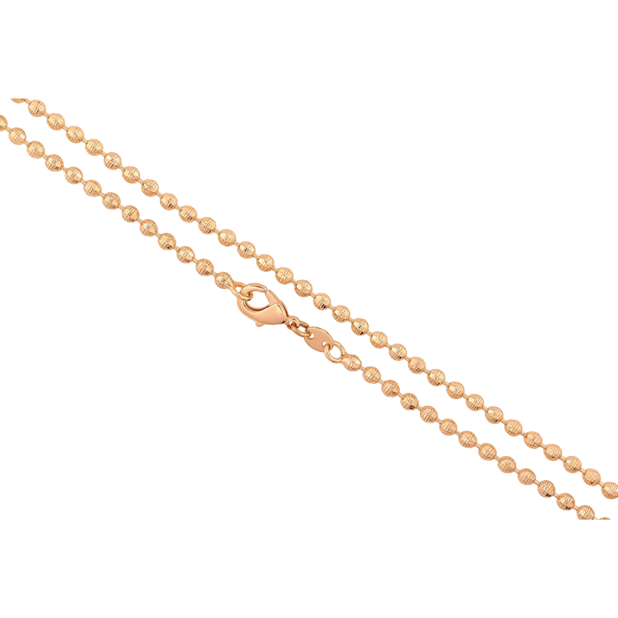 Цепочка Xuping M&L цвет 18К "Плетение Перлина" длина 45см х 2.5мм фото №1 Цепочка Xuping M&L цвет 18К "Плетение Перлина" длина 45см х 2.5мм фото №1