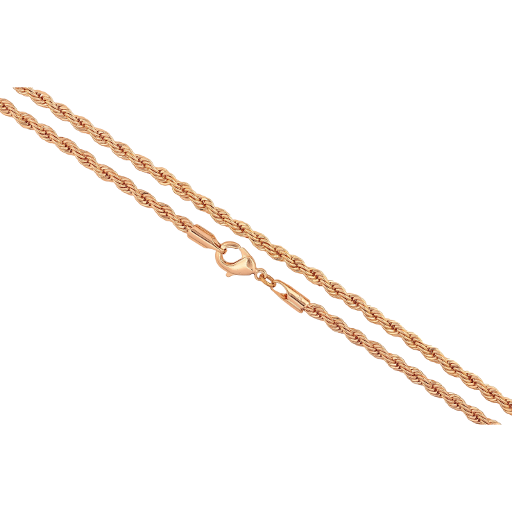 Цепочка Xuping M&L цвет 18К "Плетение Веревка" длина 51см х 3мм фото №12 Цепочка Xuping M&L цвет 18К "Плетение Веревка" длина 51см х 3мм фото №12