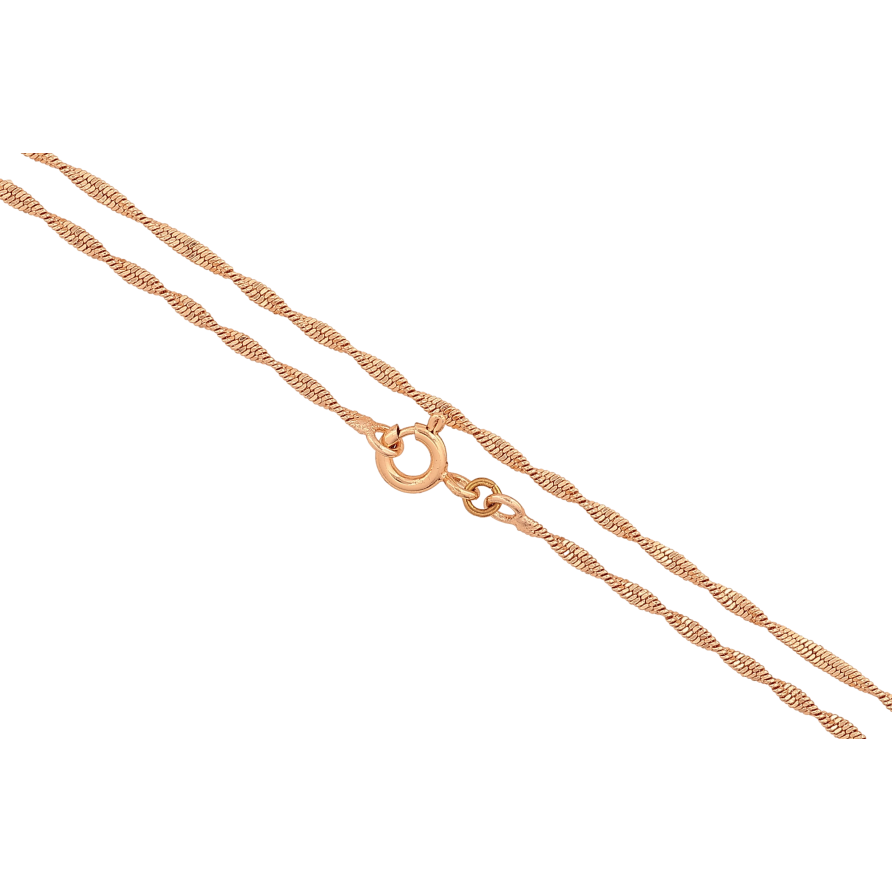 Цепочка Xuping M&L цвет 18К "Плетение Супердиск" длина 44см х 2мм фото №1