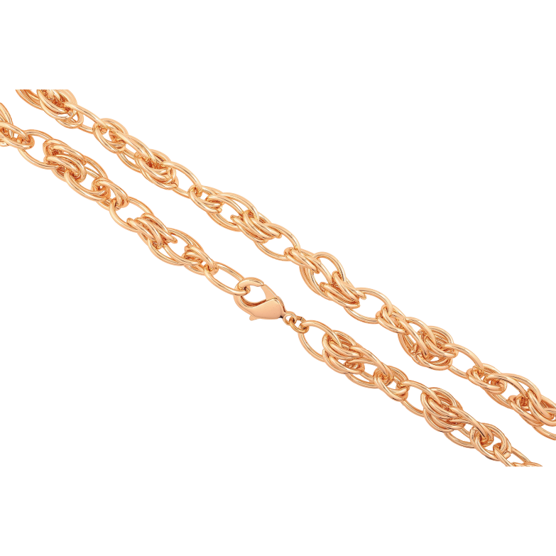 Ланцюжок Xuping M&L колір 18К "Плетіння Фантазійне" довжина 46см х 10мм фото №1 Ланцюжок Xuping M&L колір 18К "Плетіння Фантазійне" довжина 46см х 10мм фото №1