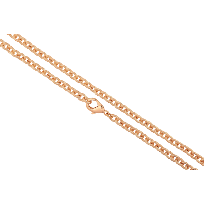 Ланцюжок Xuping M&L колір 18К "Плетіння Якірне з візерунком" довжина 51см х 6мм фото №1