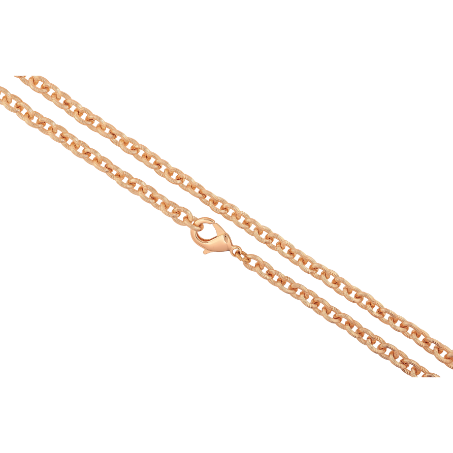 Цепочка Xuping M&L цвет 18К "Плетение Якорное с узором" длина 51см х 6мм фото №1