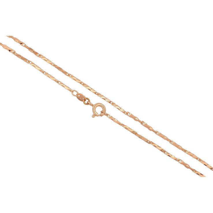 Цепочка Xuping M&L цвет 18К "Плетение Фантазийное" длина 46см х 2мм фото №4 Цепочка Xuping M&L цвет 18К "Плетение Фантазийное" длина 46см х 2мм фото №4