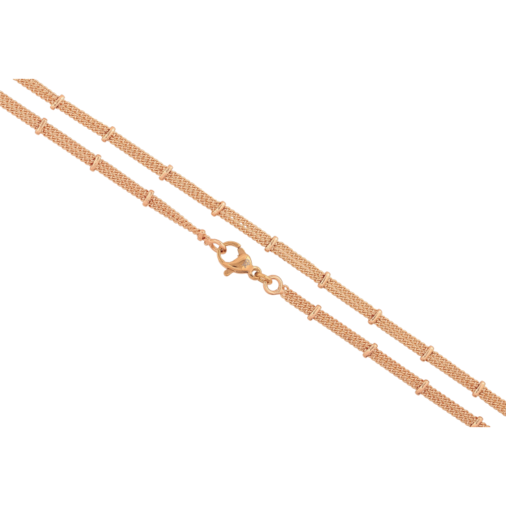 Цепочка Xuping M&L цвет 18К "Плетение двойное Панцирное с соединением" длина 50см х 3-4мм фото №8 Цепочка Xuping M&L цвет 18К "Плетение двойное Панцирное с соединением" длина 50см х 3-4мм фото №8