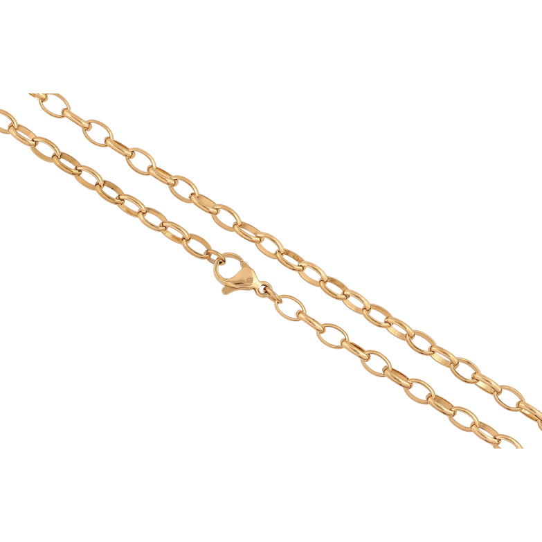 Цепочка Xuping ТТМ Stainless Steel цвет 14К "Плетение Якорное" длина 45см х 4мм фото №1